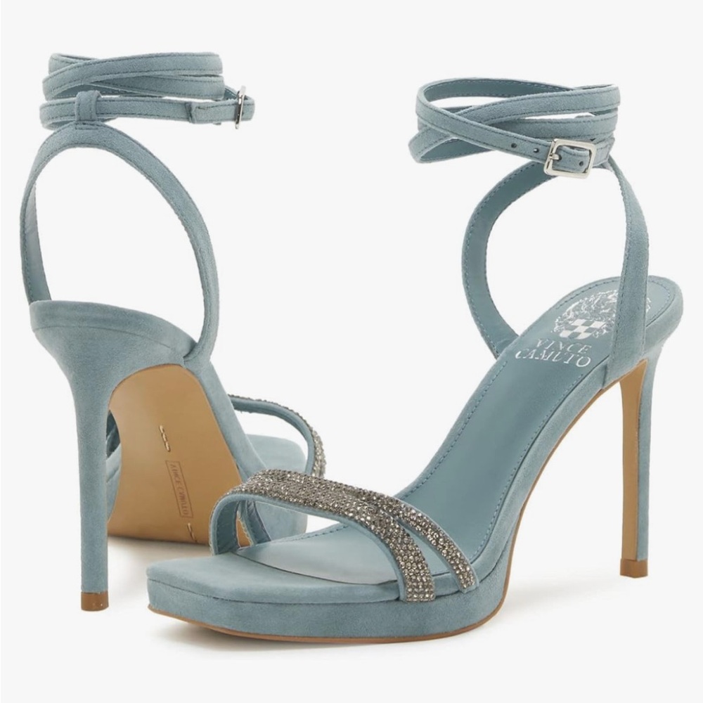 NWT - Vince Camuto Kiahna Heeled Sandal - Color: Shaded Spruce - Size: 8